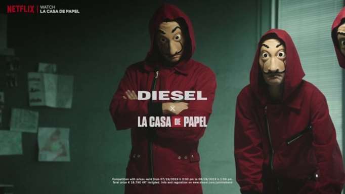 Diesel, em parceria com a Netflix, lança coleção inspirada em La Casa de Papel