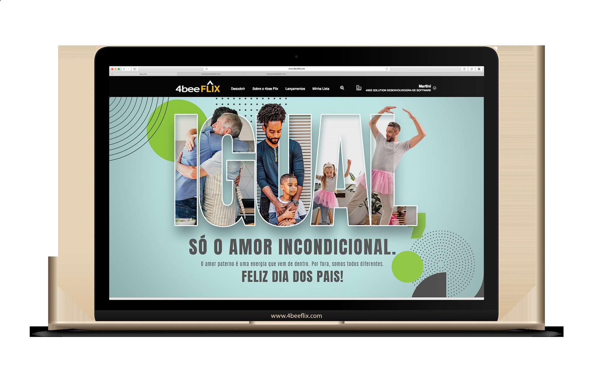 4bee Flix lança campanha “Só o amor incondicional”