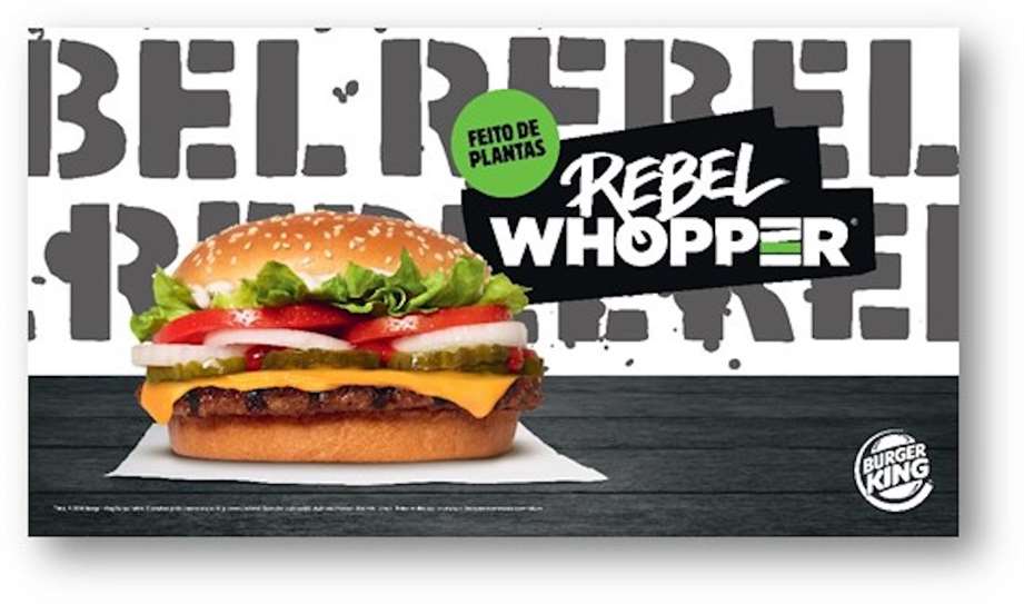 Burger King lança hambúrguer à base de plantas no Brasil