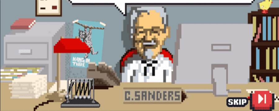KFC lança game com Coronel Sanders como protagonista