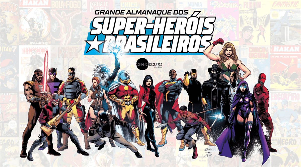 Chiaroscuro Studios lança o Grande Almanaque dos Super-Heróis Brasileiros 2019