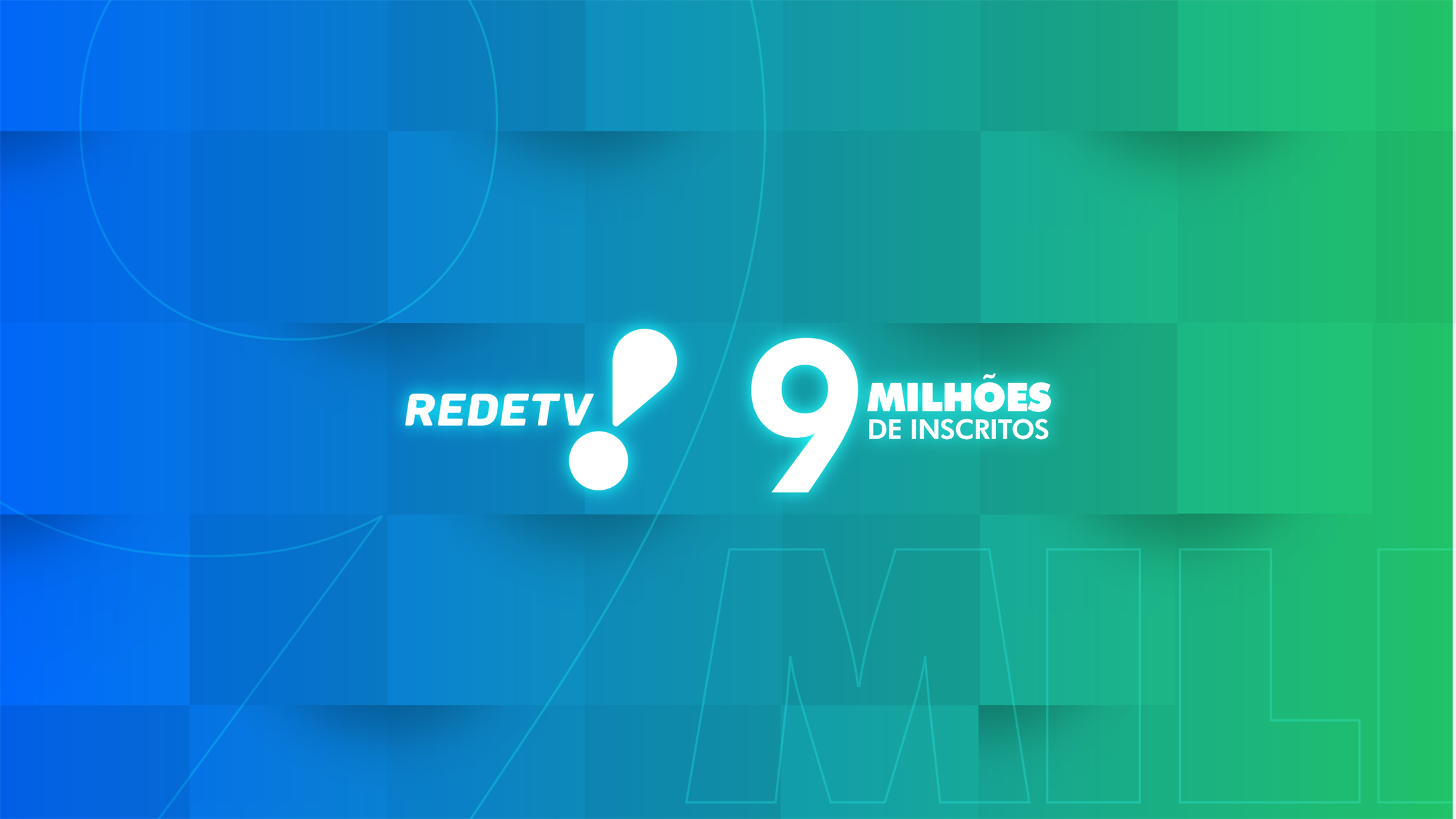 RedeTV! alcança 9 milhões de inscritos no YouTube