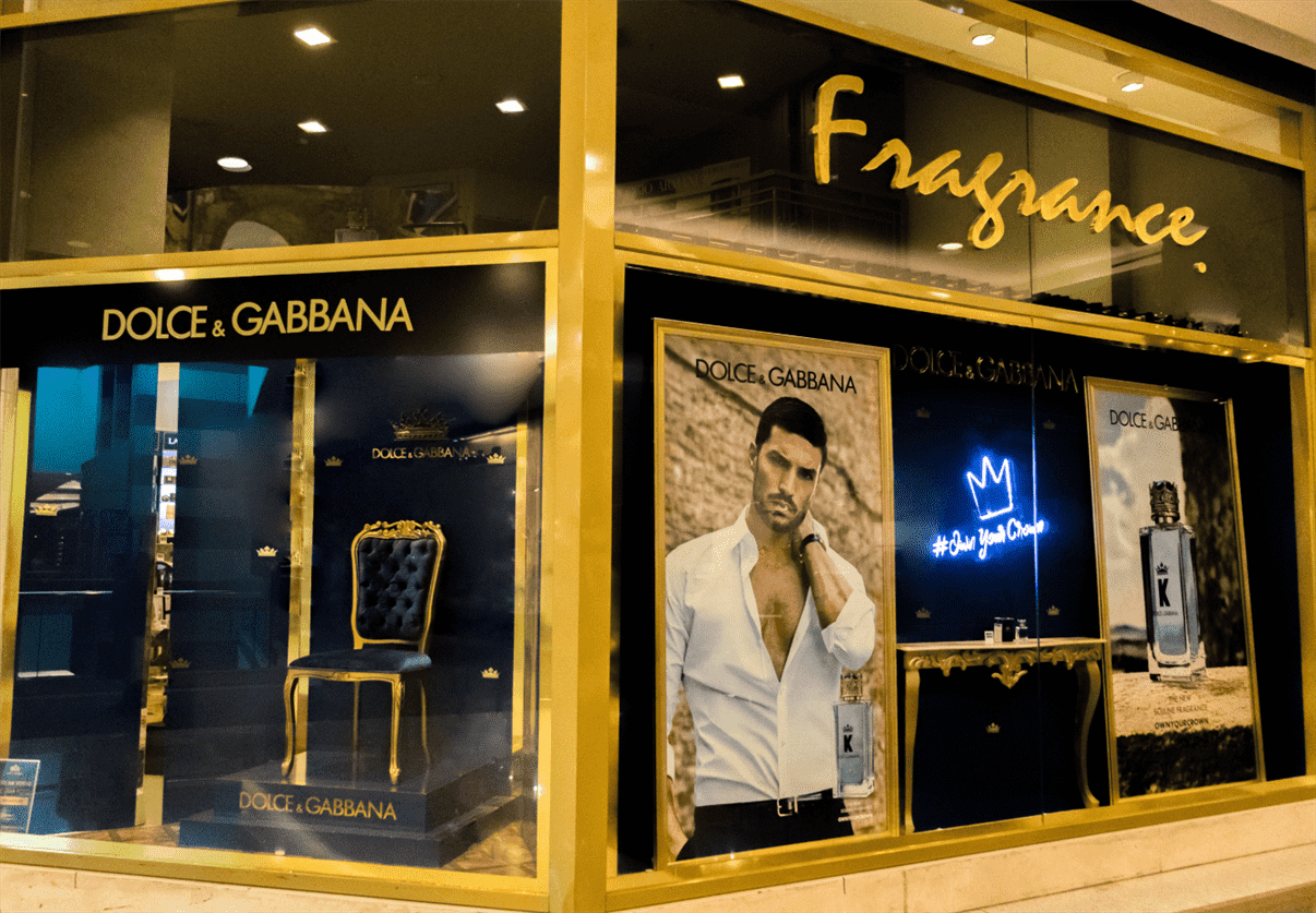 Dolce&Gabbana traz a corte imperial em vitrine interativa no Shopping Anália Franco