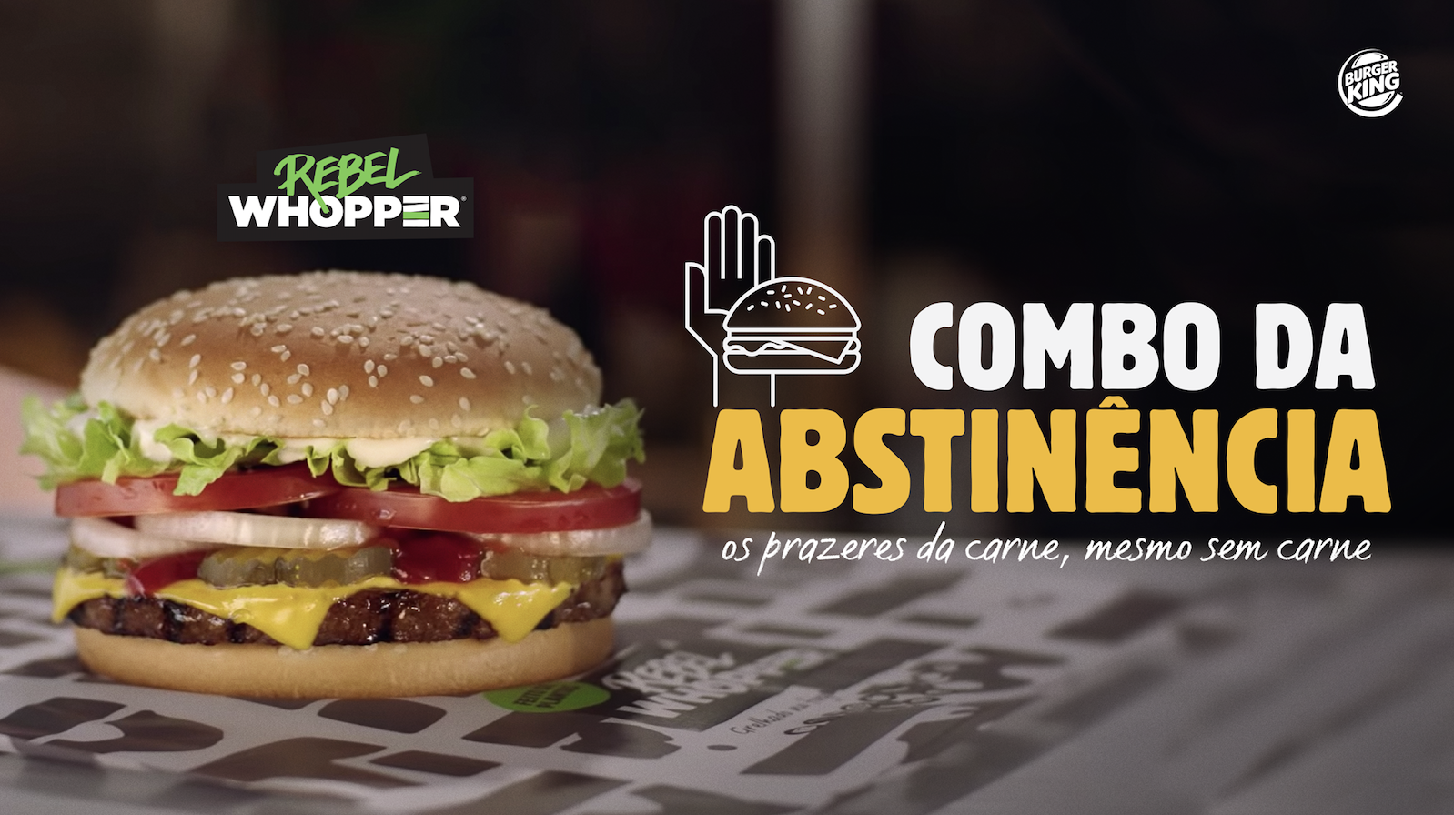 Burger King sente o Trend e lança Combo da Abstinência  