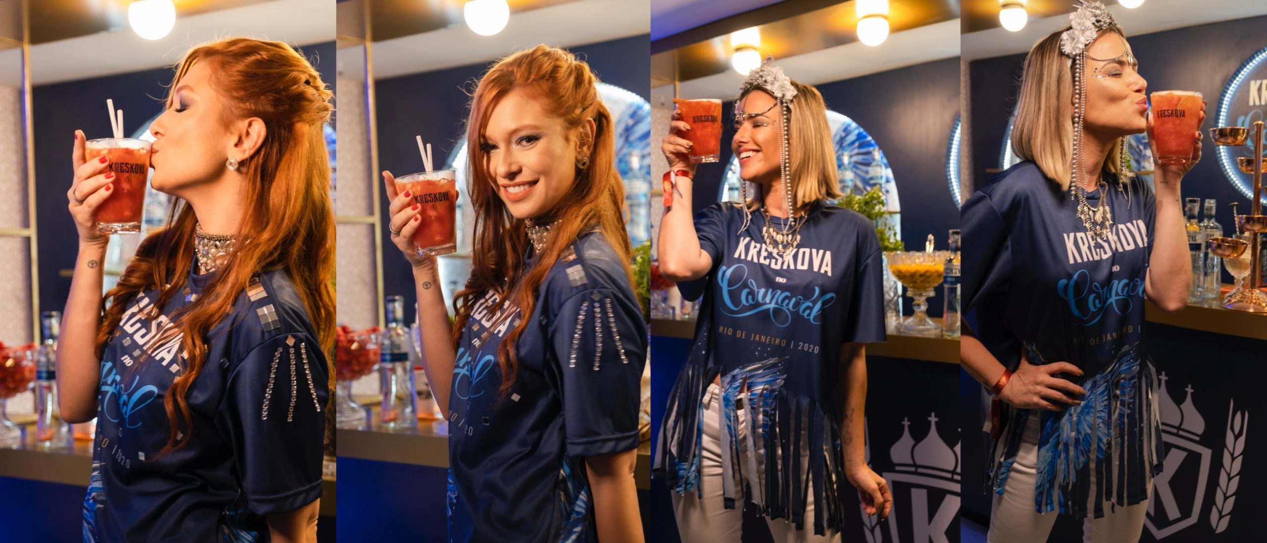Vodka Kreskova promoveu embaixadoras no Carnaval