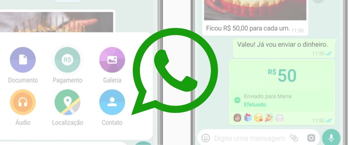 pagamentos por WhatsApp