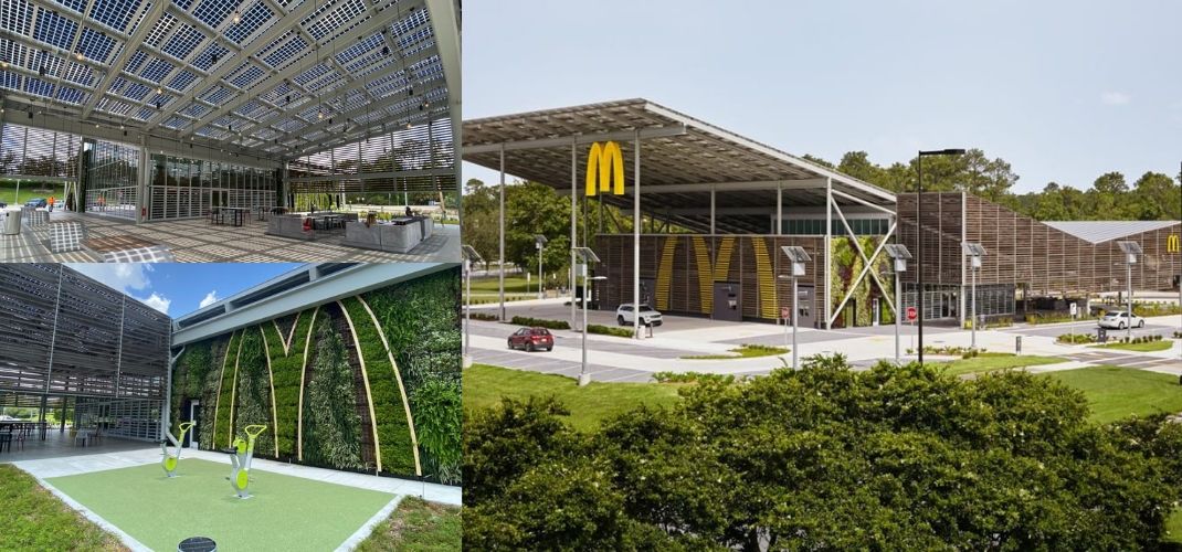 Restaurante inovador do McDonald’s será apenas de energia solar