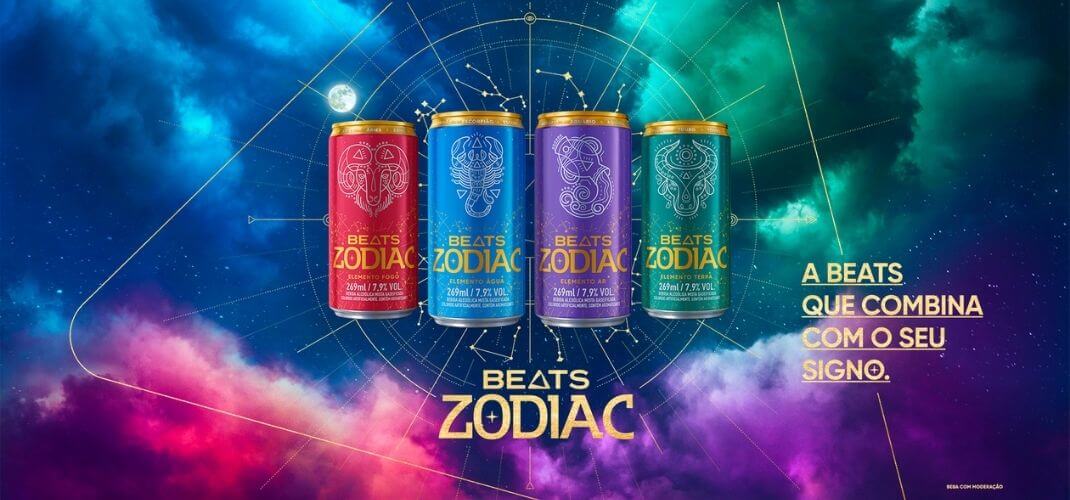 BEATS lança bebida inspirada no zodíaco: BEATS ZODIAC