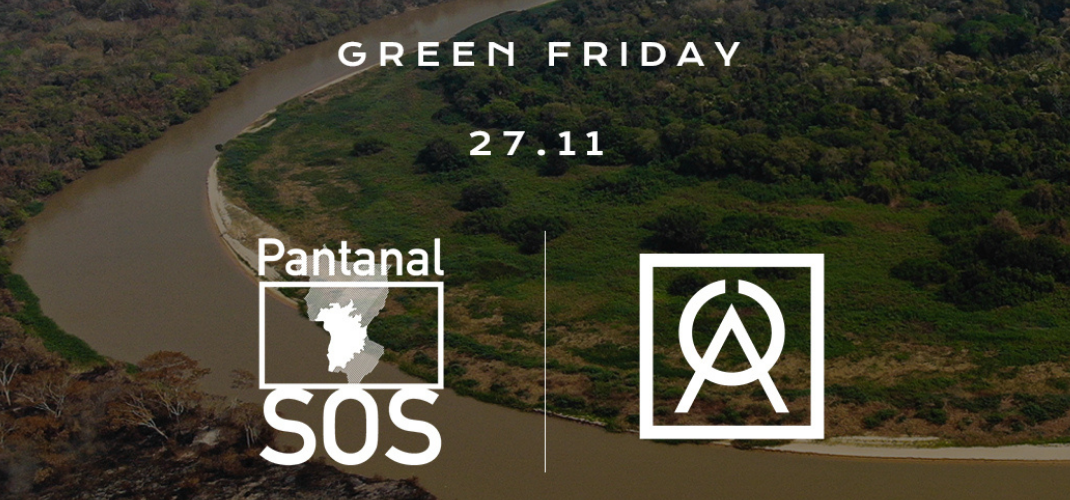 Green Friday: Marca de roupas Oriba se une ao SOS Pantanal nesta sexta