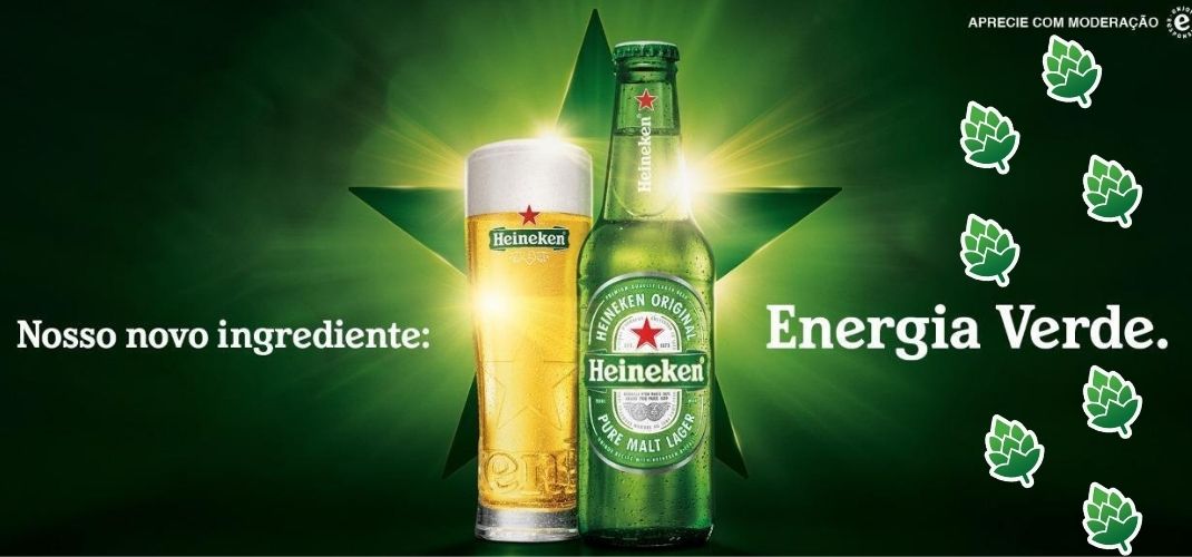 Heineken anuncia novo ingrediente: Energia Verde