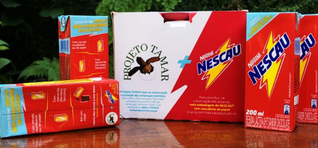 NESCAU anuncia a retirada de 100% dos canudos plásticos de suas bebidas