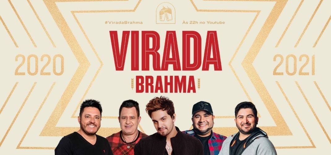 Brahma promove show da virada com Bruno e Marrone, Luan Santana e Barões da Pisadinha