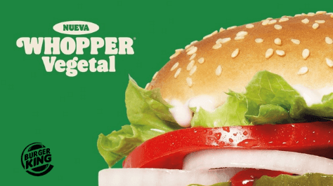 Burger King lança hambúrguer de base vegetal na América Latina