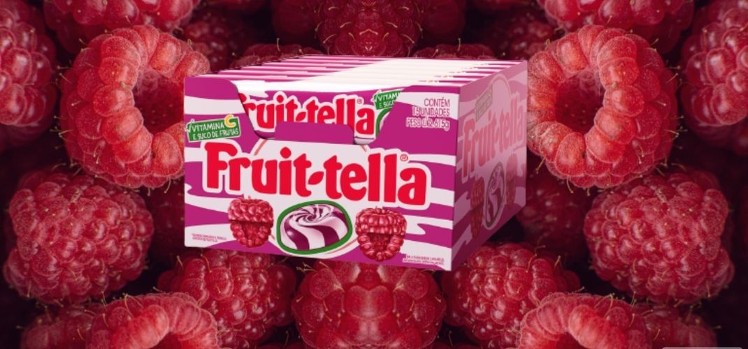 Fruittella lança novidade novo sabor: Framboesa e Creme