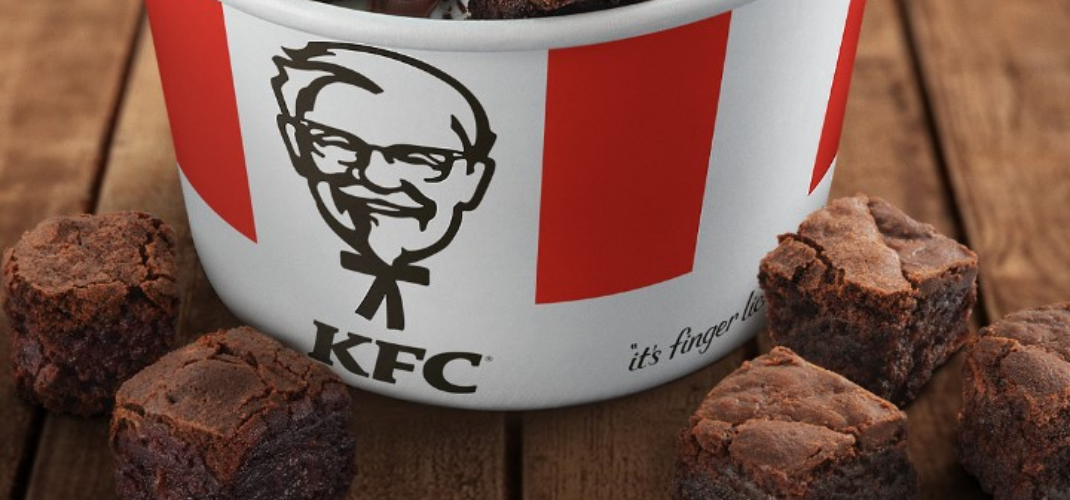 Balde de Brownie é a nova sobremesa do KFC para o verão