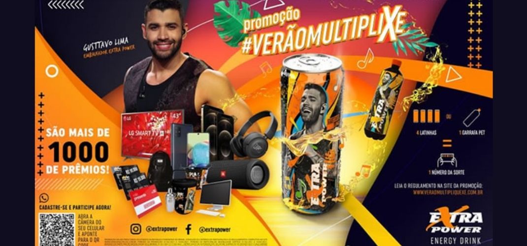Extra Power lança promoção com o cantor Gusttavo Lima