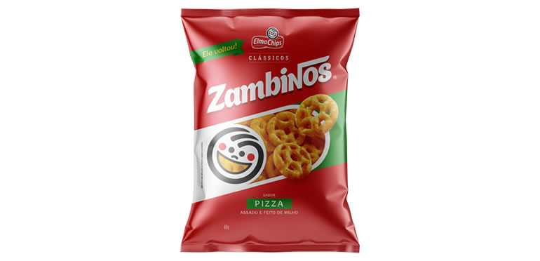 Elma Chips traz o clássico Zambinos de volta às prateleiras