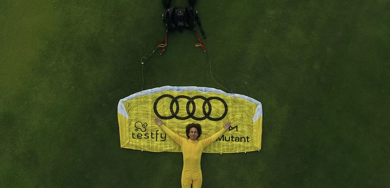 Audi promove quebra do recorde mundial de salto