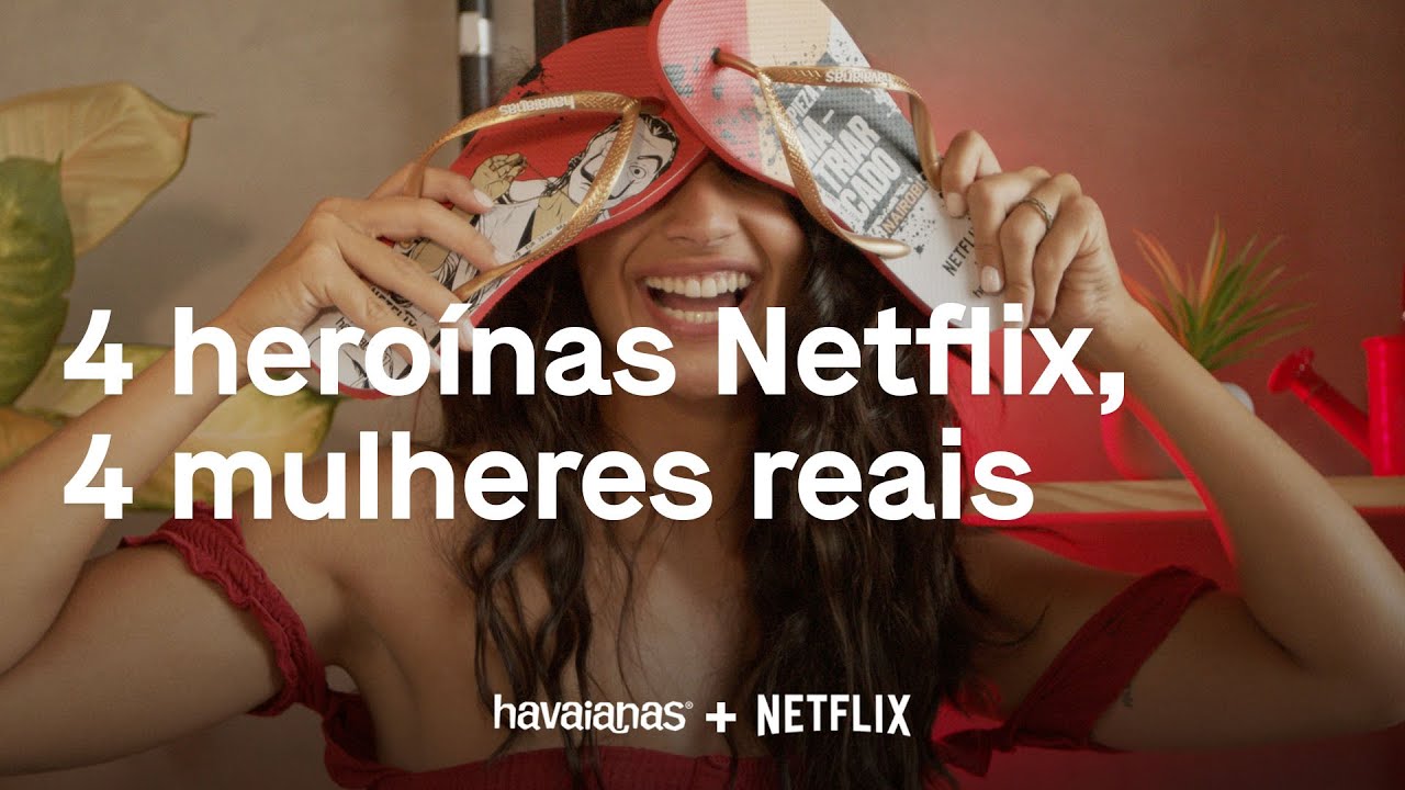 Havaianas lança coleção inspirada em mulheres da Netflix