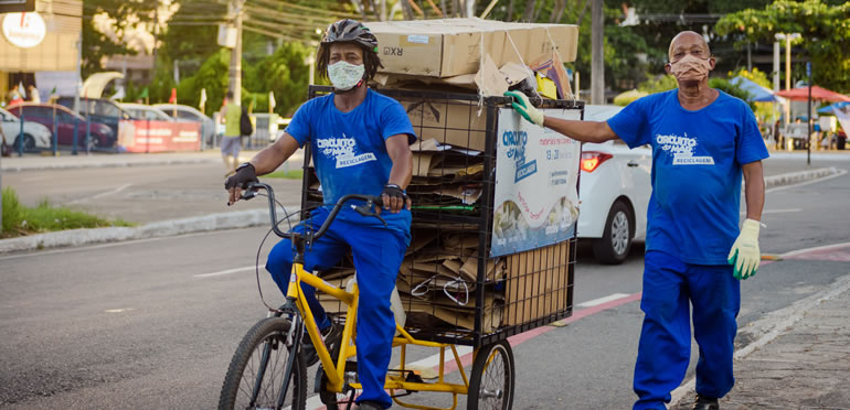 Ação de reciclagem do Circuito Mar realizada em Salvador vira tema de minidocumentário