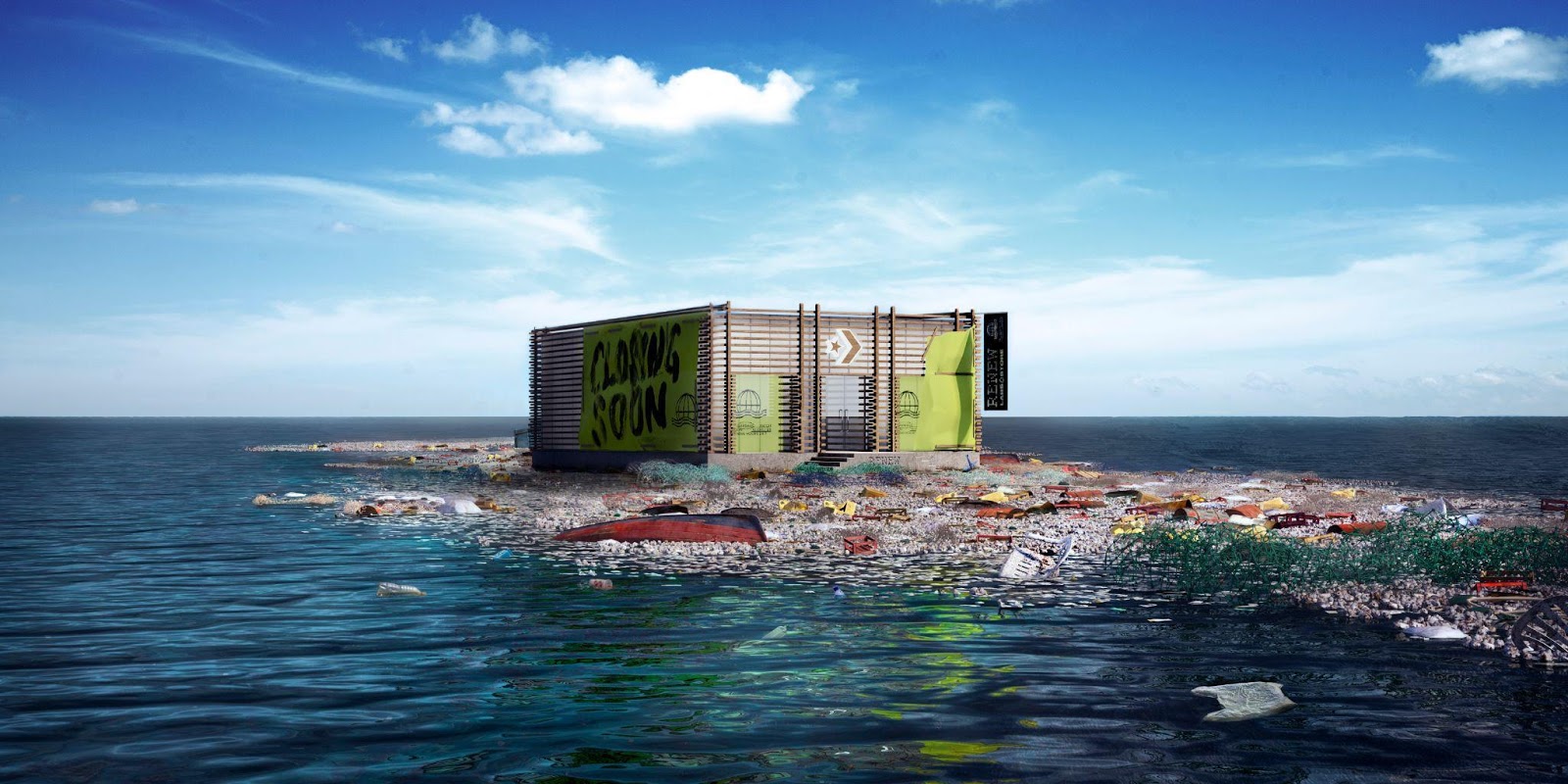 Converse abre primeira loja virtual na Ilha de Lixo do Pacífico com o objetivo de fechá-lo