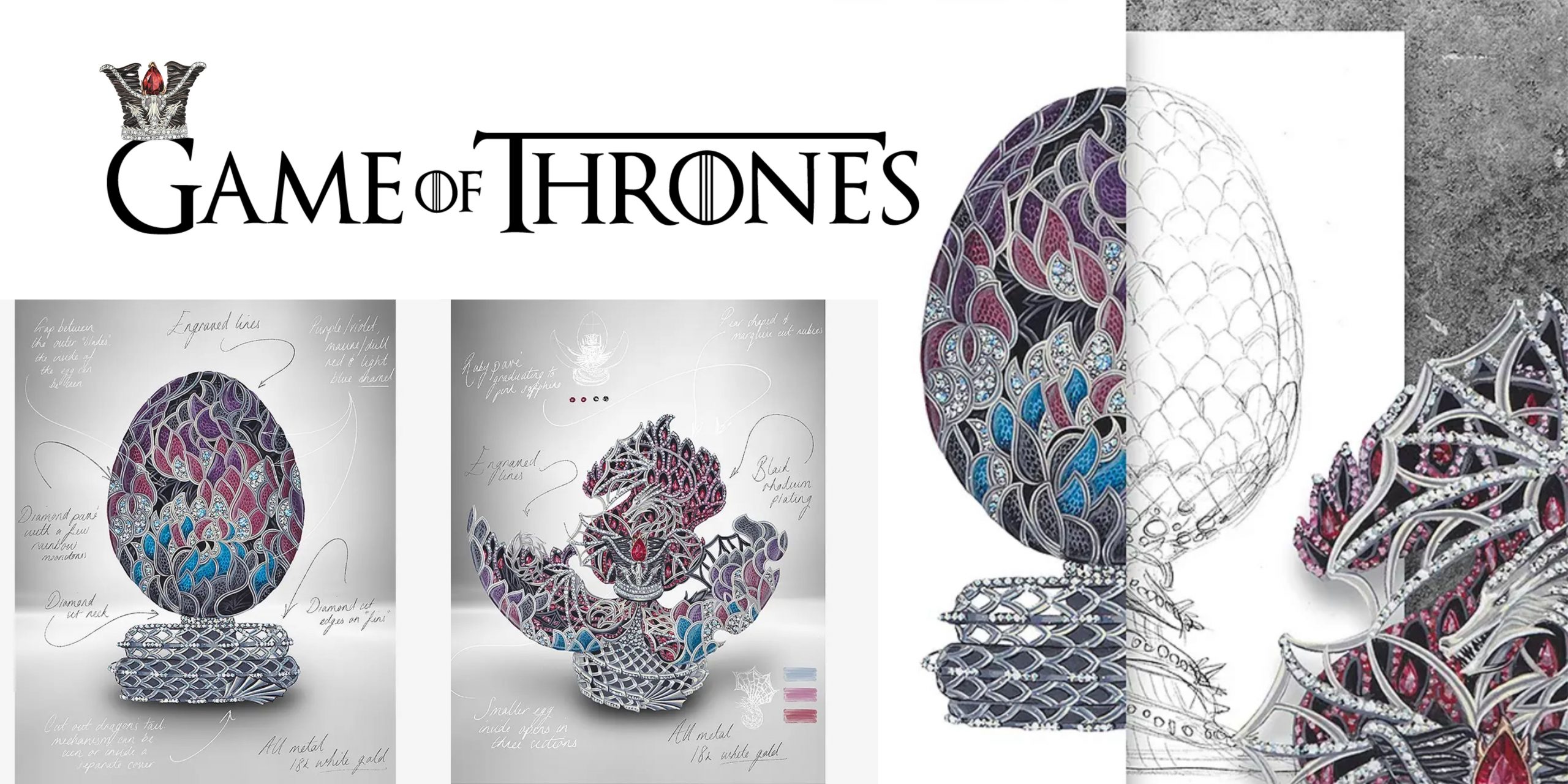 Fabergé homenageia Game Of Thrones com joia que vale milhões
