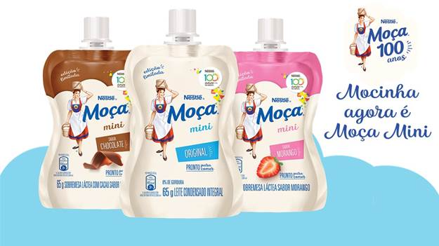 Nestlé lança "Moça Mini" novo "Mocinha" em três sabores!