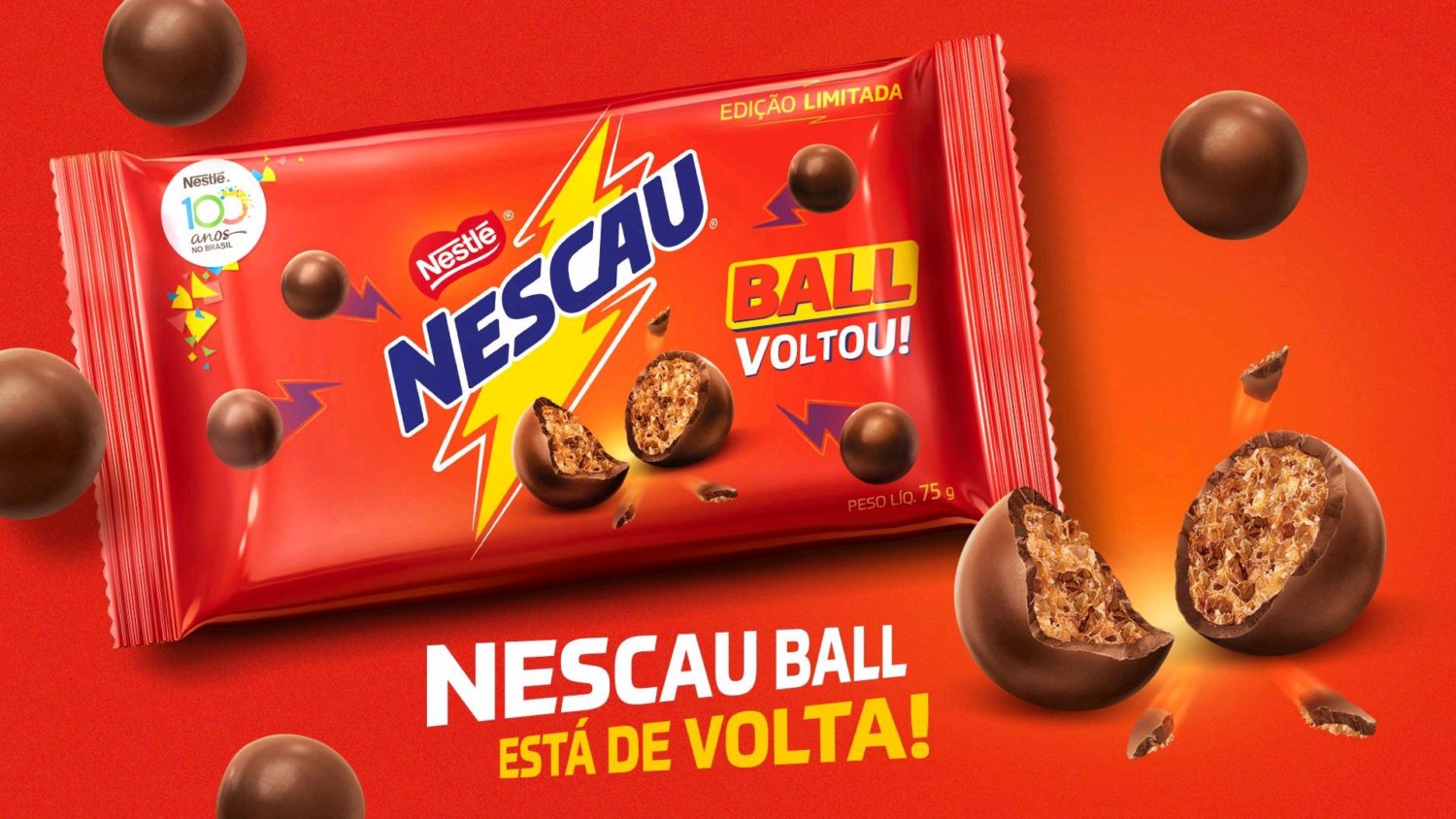 Chocolates Nestlé traz Nescau Ball de volta ao mercado