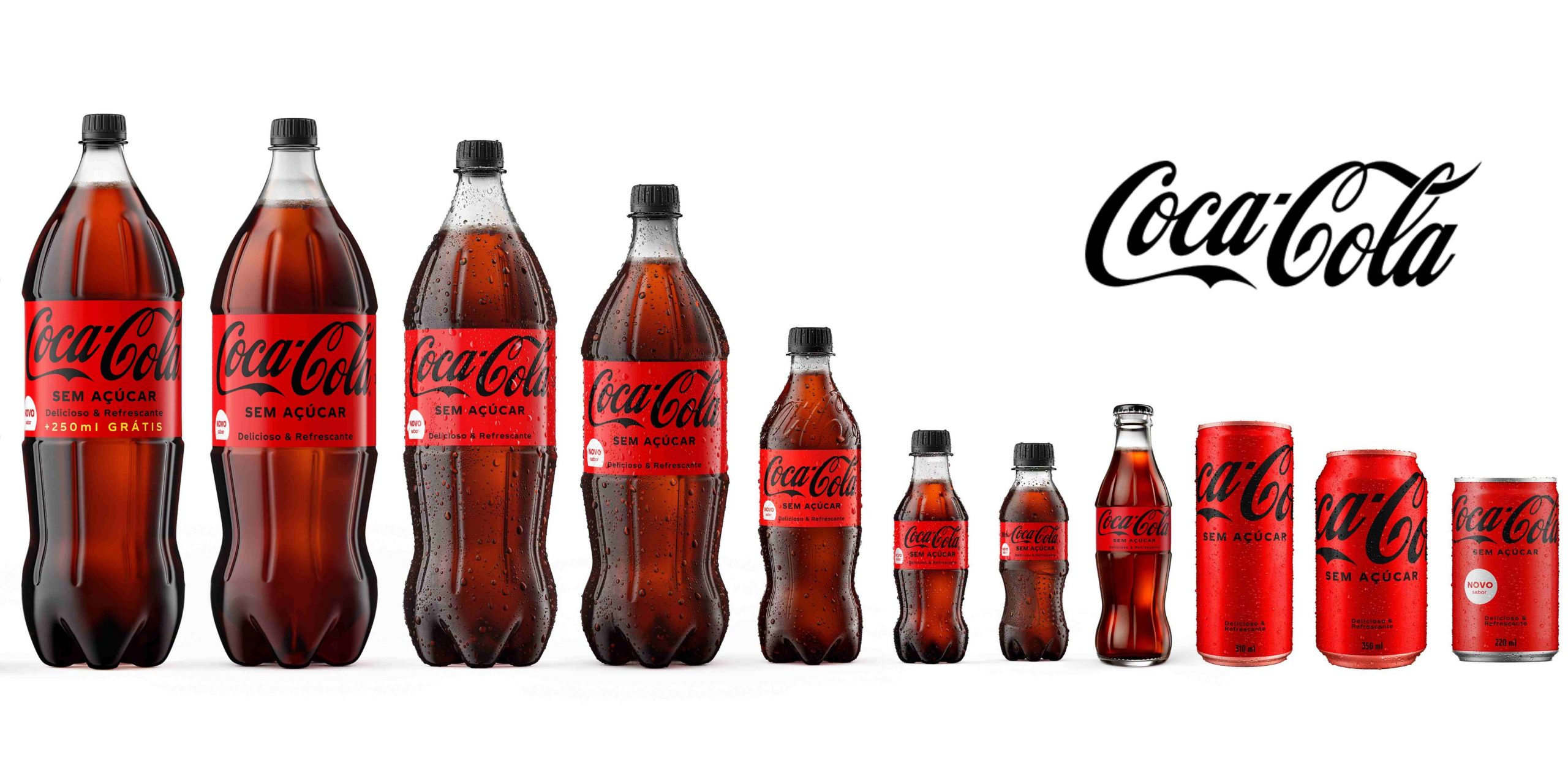 Nova Coca-Cola Sem Açúcar chega ao Brasil