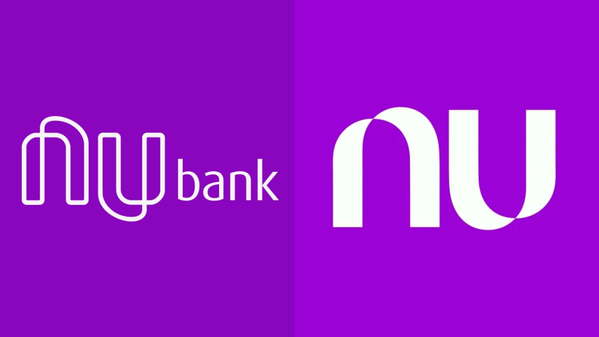Nubank novo logo minimalista