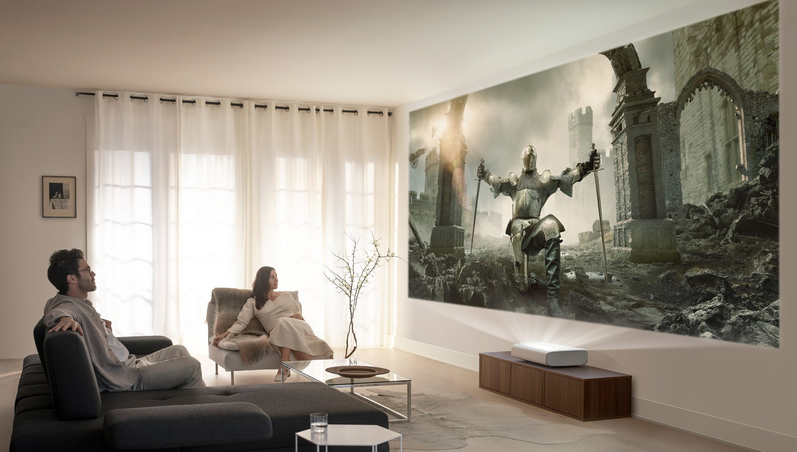 Samsung anuncia projetores para cinema 4K em casa
