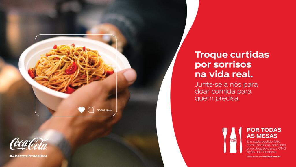 Coca-Cola lança “Por Todas as Mesas” para lutar contra a fome