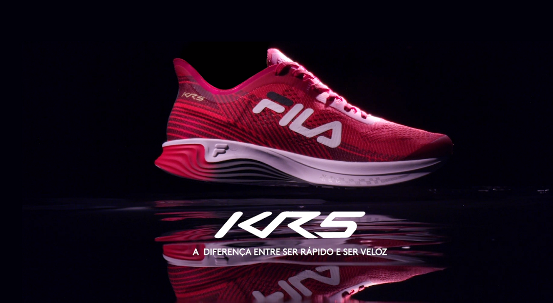 Fila lança o KR5, o tênis mais leve da marca no Brasil