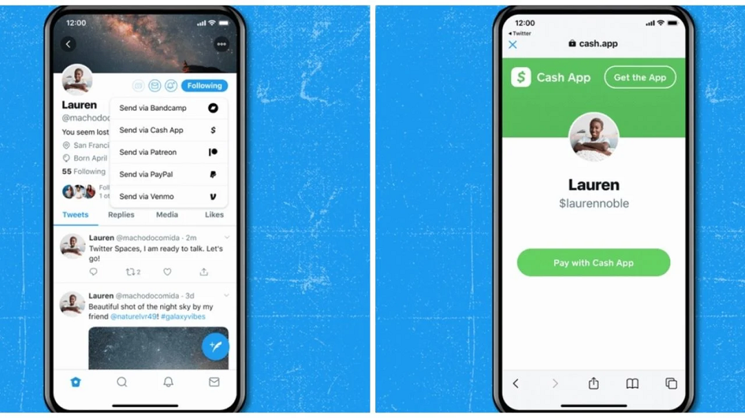 Twitter lança função de “gorjeta”, para transferir dinheiro
