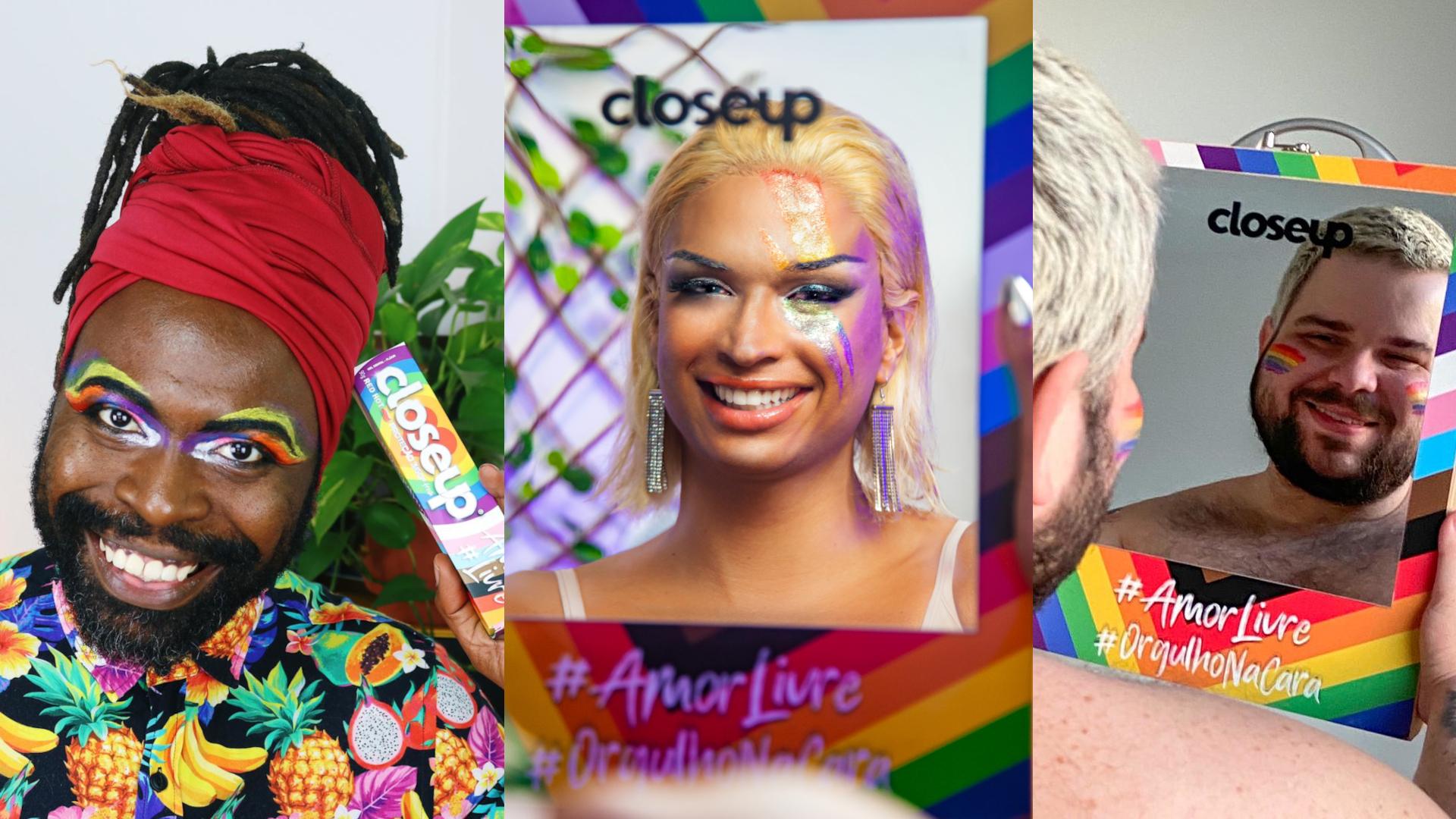 Closeup traz comunidade LGBTQIA+ em campanha #OrgulhoNaCara