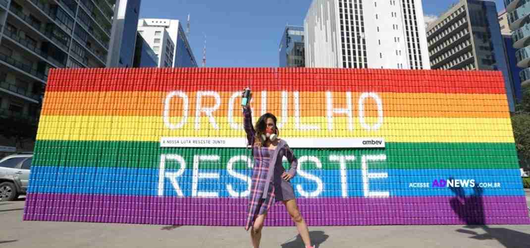 Ambev no #OrgulhoResiste colore pontos emblemáticos de São Paulo