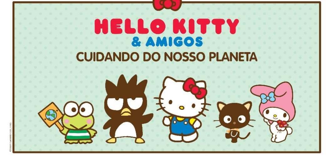 Hello Kitty incentiva sustentabilidade no metrô de São Paulo