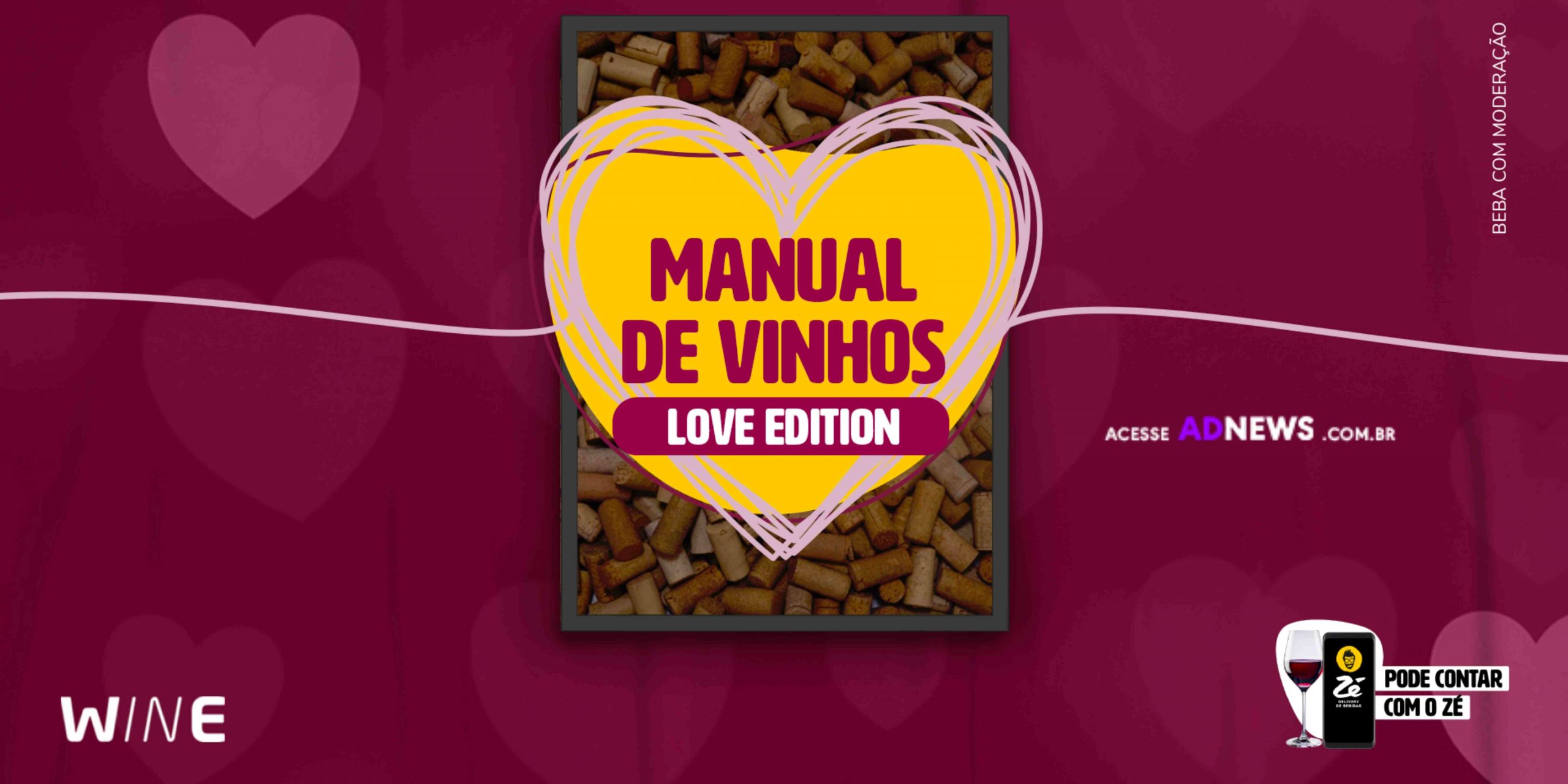 Wine e Zé Delivery lançam campanha de Dia dos Namorados