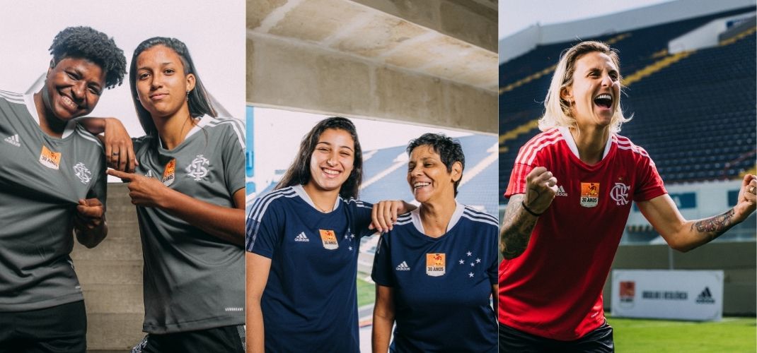 Adidas, Flamengo e outros times homenageiam 30 anos de Copa Feminina
