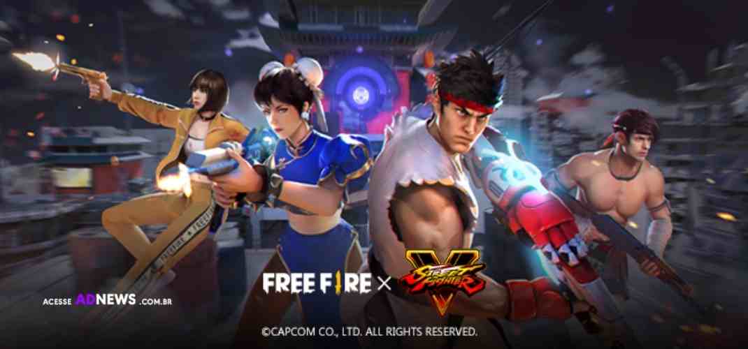 Evento entre Free Fire e Street Fighter V entra em seu round final neste sábado