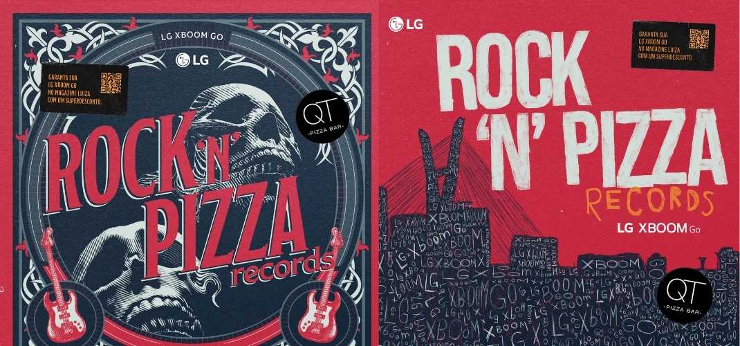 LG XBoom Go apresenta Rock ‘n’ Pizza Records