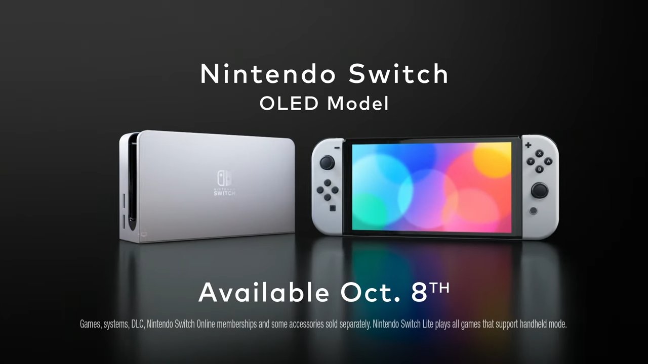 Nintendo apresenta novo Switch com tela OLED