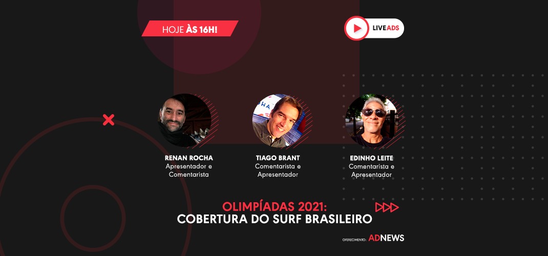 Olímpiadas 2021: Cobertura do Surf Brasileiro| LIVEADS1