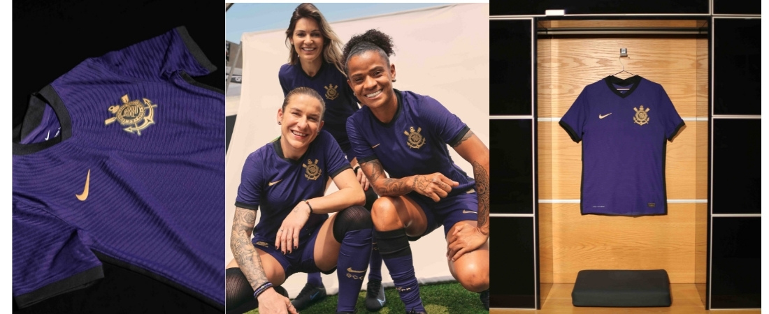 Corinthians e Nike lançam camisa roxa inspirada em mulheres que nunca param de acreditar