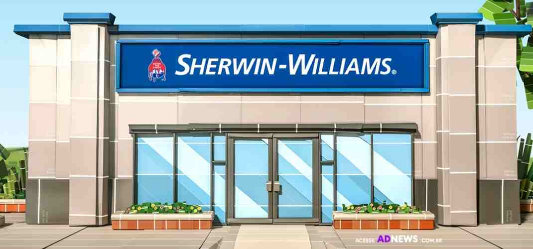 Lojas arquitetônicas da Sherwin-Williams promovem descontos de até 20% em tintas
