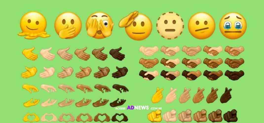“Rosto derretido”, “Coração K-pop” e 35 outros emojis para Unicode 14.0