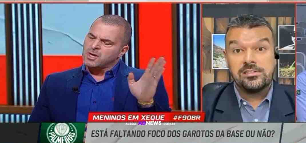 Zé Elias e Pedro Ivo discutem ao vivo em estreia do 'F90' da ESPN