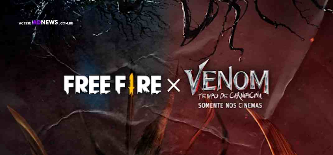 “Contra-ataque Carnificina”, da parceria Free Fire x Venom: Tempo de Carnificina trará ainda mais recompensas temáticas gratuitas