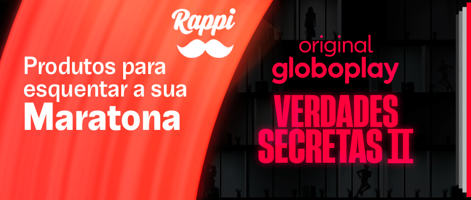 Rappi e Globoplay fazem ação para lançamento de Verdades Secretas II