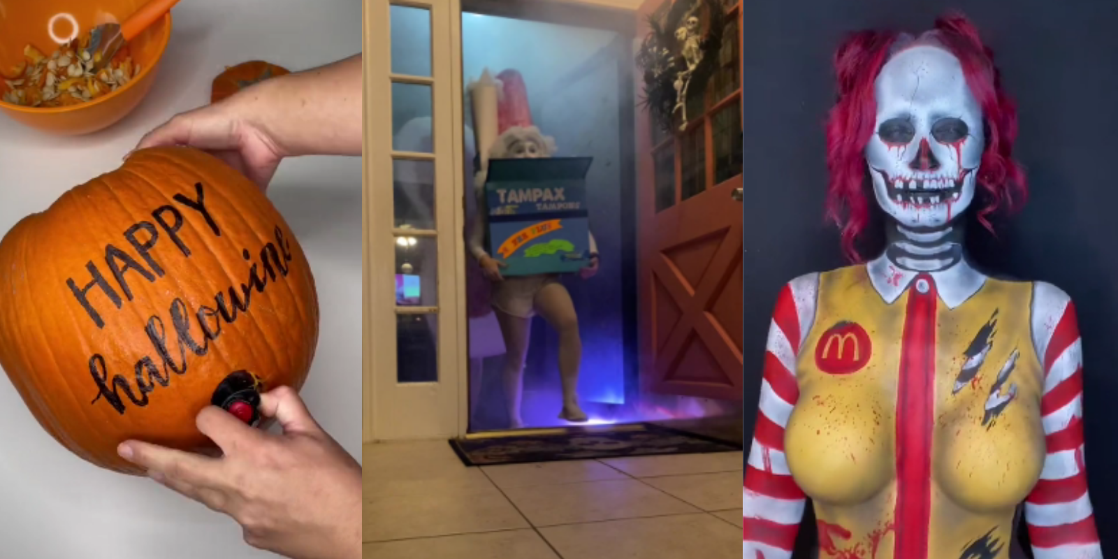 Halloween e TikTok: Confira os melhores vídeos da trend